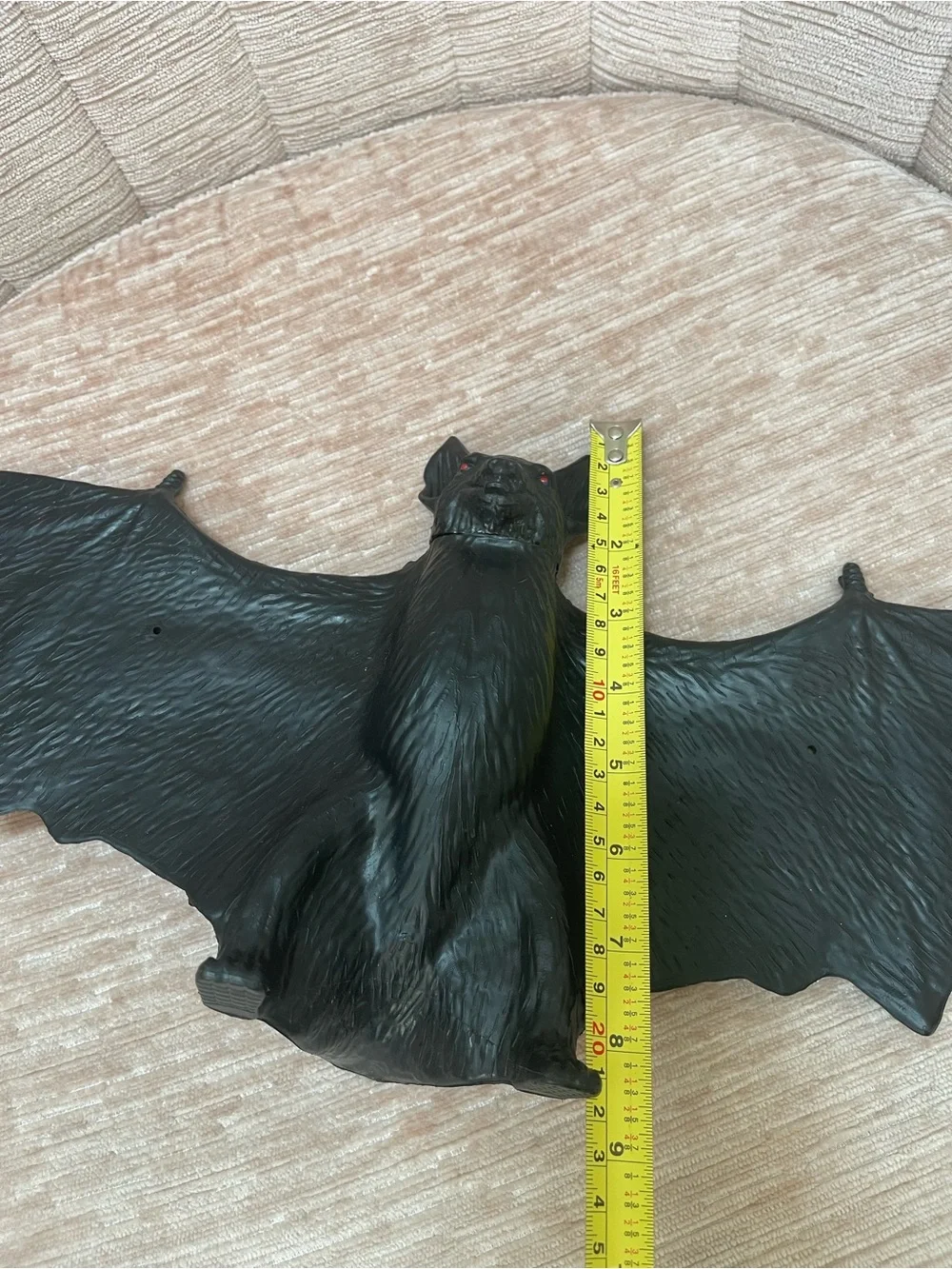 Large Halloween Black Vampire Bat Hanging Or Freestanding 22